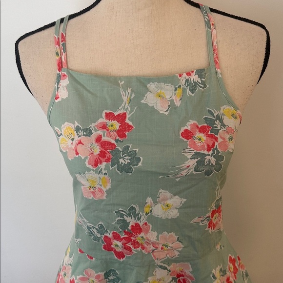 Polo by Ralph Lauren Floral Dress Pinup Women’s XS or Girls 16 Mini - Picture 2 of 7